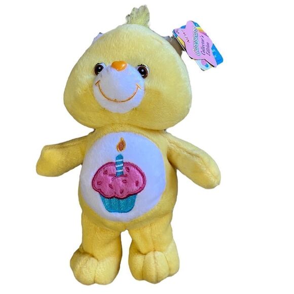 NWT Vtg 2002 Lot of 4 Care Bears Secret Funshine Birthday Wish Bears 8” Stuffed - Picture 4 of 12